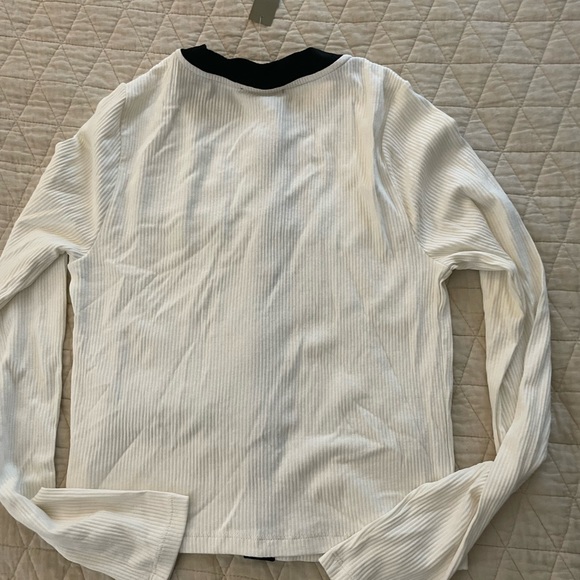J. Crew Vintage rib lady jacket in Ivory & Black Size M NWT $79.50 - Picture 8 of 8